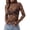 Lace Brown, variant on Zeagoo Mesh Sheer Tops for Women Long Sleeve Layering Tops Slim Fitted Sexy Shirts
