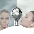 thumbnail image 4 of High Pressure Shower Head 6 Settings Handheld Showerhead with ON/Off Button Adjustable Angle Water Saving Spray 4 Adapter Types for Shower Experience, 4 of 5