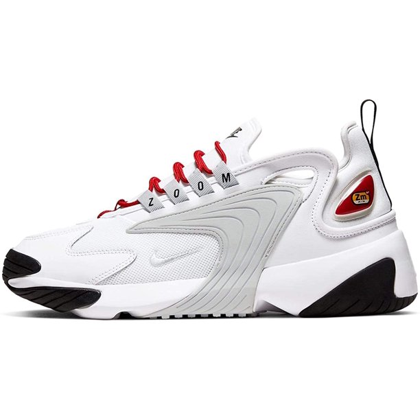 Nike Zoom 2K White/Pure Platnium-Gym Red AO0354-107 Women's Size 6 Medium -  Walmart.com