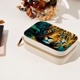 thumbnail image 7 of Leopard Velvet Portable Travel Organizer Box with Removable Compartment - Display Case Included - Ideal Gift, 7 of 7