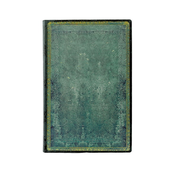 Pacific Blue Mini Lined Softcover Journal, 208pg, 80gsm by Paperblanks (Old Leather Collection), (Hardcover)