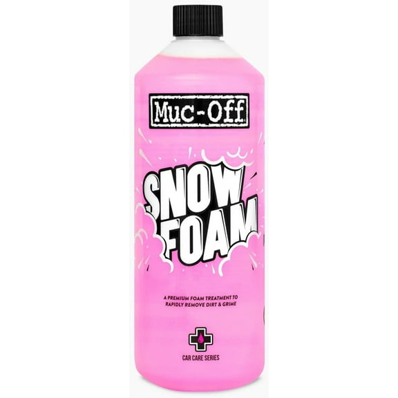 Muc-Off Snow Foam, 1 Liter - Biodegradable Car Wash Soap, Car Shampoo, Foam Cannon Soap - pH Neutral Bike Wash, Motorcycle Wash and Car Soap