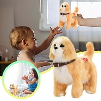 Musatteng Lifelike Plush Dog Toy - Ultra-Soft & Durable Stuffed Animal Companion, Machine-Washable Gift for Dog Lovers and Kids Ages 3 with Safety-Certified Materials
