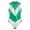 Green, variant on Miutii Womens Shiny Metallic Contemporary Dance Costume Mock Neck Fringe Figure Ice Skating Dance Silver M