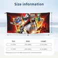 thumbnail image 7 of Power Rangers Microfiber Beach Towel Oversized Lightweight Quick Dry Sand Free Large Towels for Swimming Pool Camping Beach Accessories Travel Things for Vacation Essentials Gift, 7 of 7