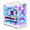 White RGB, variant on H2 2026 ATX PC Case White RGB, Dual-Chamber Gaming Computer Case with 8 ARGB PWM Fans