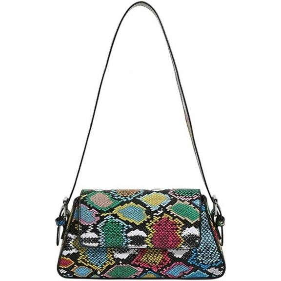 Kukuzhu Hobo Bag for Women PU Leather Shoulder Bag Fashion Handbag Armpit Purse Totes Top Handle Bag with Pattern