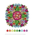 thumbnail image 2 of Coloring Is Fun Flower Mandalas Coloring Book, Book 13, (Paperback), 2 of 7