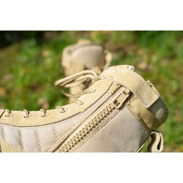 Kids Hiking Boots Waterproof - Anti-Collision Desert Boots For Boys & Girls With Side Zipper