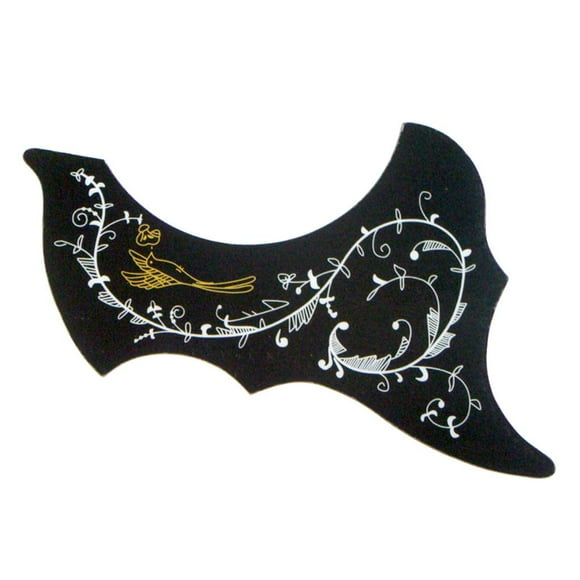Golpeador de guitarra licencia Antiarañazos shamjiam Piezas de guitarra Folk Acústica 40/41 Pulgadas 4 Negro