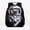 Art Wolf, variant on Dolphin Moon Boys Girls Toddler Backpack for Kindergarten Age 4-7, 13.5 Inch Preschool Mini Bag Large Capacity Daypack