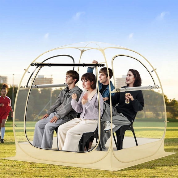 Instant Pop Up Sports Tent with Carrying Bag and Floor Mat for 1 to 2 or 5 to 6 People