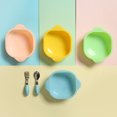 thumbnail image 4 of Manunclaims 370ML Infant Feeding Bowl Silicone Children Tableware Food Grade Safe Baby Food Supplement Bowl for Home, 4 of 8