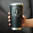 thumbnail image 3 of Bevvee Insulated Travel Tumbler 20 oz Cheers 1 Year Gifts for Anniversary Celebrations Tumblers, 3 of 4