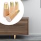 thumbnail image 3 of GOOHOCHY 4 piezas de patas de muebles, patas de cama, patas de madera de repuesto, accesorio para patas de gabinete, 3 of 8