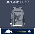 thumbnail image 5 of FORMRS Unisex School Backpack 17" Student Travel Bag with Laptop Compartment, Black Cute Cat, 5 of 7