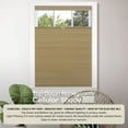 thumbnail image 2 of Cordless Room Darkening Cellular Pleated Window Shades, Light Filtering Top-Down Honeycomb Pull Down Blinds for Windows and Skylights, 30'' x 64'', 2 of 6