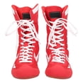 thumbnail image 2 of Zapatos de Boxeo, Tanto para Hombres como para Mujeres piel sintética + suela de tendón de imitación antideslizante Zapatos de boxeo de Lucha libre con bolsa de almacenamiento, 2 of 7