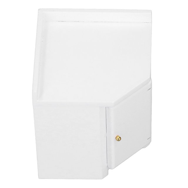 Mini gabinete de cocina simulado, gabinete de esquina para casa de muñecas 1:12, gabinete de esquina en miniatura, gabinete de esquina para casa de muñecas, funcionalidad de alta precisión
