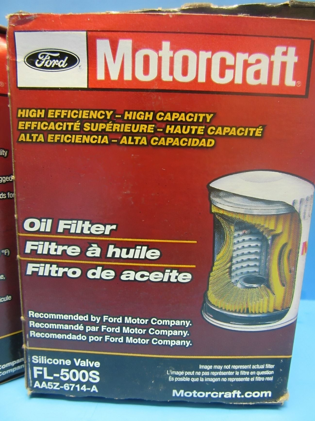 3 Genuine FORD Engine Oil Filter Motorcraft FL-500S Replace OEM# AA5Z6714A Mpn # FL-500-S