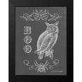 thumbnail image 2 of Babbitt, Gwendolyn 15x18 Black Modern Framed Museum Art Print Titled - Halloween Owl, 2 of 5
