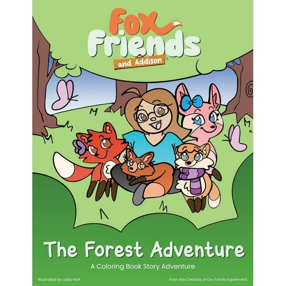 Fox Friends and Addison: The Forest Adventure Coloring Book, (Paperback)