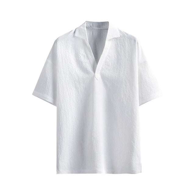 Moda hombre casual cómodo manga corta sólido tops sudaderas blusa Pompotops oipoqjl44413