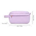 thumbnail image 3 of Corduroy Yarn Storage Bag Thick Yarn Organizer Pouch 8 Inch Durable Cozy Knit Supplies Tote for Crochet Knitting Craft Supplies Light Blue 1 Pack, 3 of 7