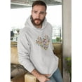 thumbnail image 2 of I Love You Baby Heart Hoodie Men -Image by Shutterstock, Male Large, 2 of 4