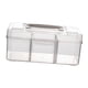 thumbnail image 2 of Caja de medicamentos, organizador de medicamentos, botiquín de primeros auxilios para escritorio familiar y oficina. Tamaño pequeño separado, 2 of 9
