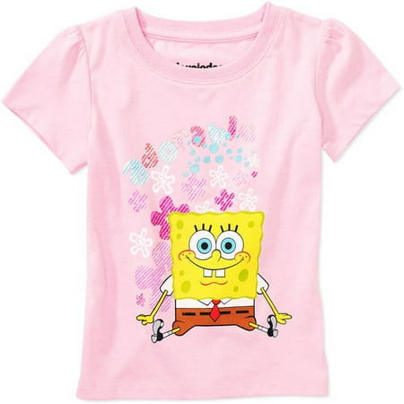 Nickelodeon - Baby Girls' SpongeBob Graphic Tee
