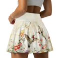 thumbnail image 4 of HELLHERO Soft Tennis Skorts Dress for Golf Daily Wear, Hummingbirds Polyester Spandex Two Pockets Athletic Skort High Waisted, 4 of 9