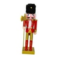 thumbnail image 2 of KLKCMS Christmas Nutcracker Figurine Christmas Decor for Fireplace Desk Living Room Style B, 2 of 9