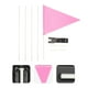 thumbnail image 4 of 1 Set Of Multi-function Bike Flag Warning Safety Flag And Flag Pole Bike Supply, 4 of 4