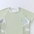 thumbnail image 4 of NAISIBABY Girls Athletic Outfit Sets, Sun Protection Quick Dry Short Sleeve T-Shirt & Shorts Summer Breathable Activewear 2-Piece Green Size 11, 4 of 7
