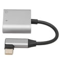 thumbnail image 2 of Adaptador de auriculares tipo C, cable adaptador tipo C a tipo C de 3,5 mm Cable de audio con fuente de alimentación Fiabilidad excepcional, 2 of 12