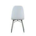 thumbnail image 4 of Chintaly Contemporary Curved-Back Side Chair W/ Sled Base - 2 Per Box, 4 of 5