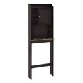 thumbnail image 6 of Over Toilet Storage Cabinet - Espresso Wood Bathroom Organizer - Space Saver with Adjustable Shelves - 4 Cubbies & 1 Shelf - Fits Standard Toilets - Home Decor, 6 of 8