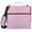 Glittering Purple Pink, variant on 3 Ring Zipper Binder with Shoulder Strap Waterproof Trapper Keeper 2 Inch D-Ring 500 Sheets Capacity Pink Cow and Strawberry