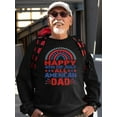 thumbnail image 2 of Happy 4Th Of July! America Sweatshirt Men -Image by Shutterstock, Male Small, 2 of 4