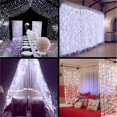 thumbnail image 5 of Guirnalda de luces LED para decoración de Halloween, fiesta de Año Nuevo 2025, 8 modos, cortina USB, cadena de luces de hadas, boda, dormitorio, luz navideña, 5 of 5