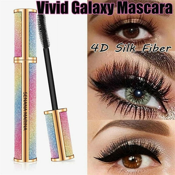 4D Mascara Silk Fiber waterproof Vivid Galaxy Lashes Thick Long eyelashes
