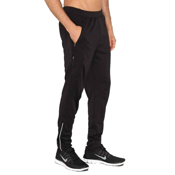 Nike - Nike Mens Dri-Fit Running Track Pants-Black-Large - Walmart.com ...