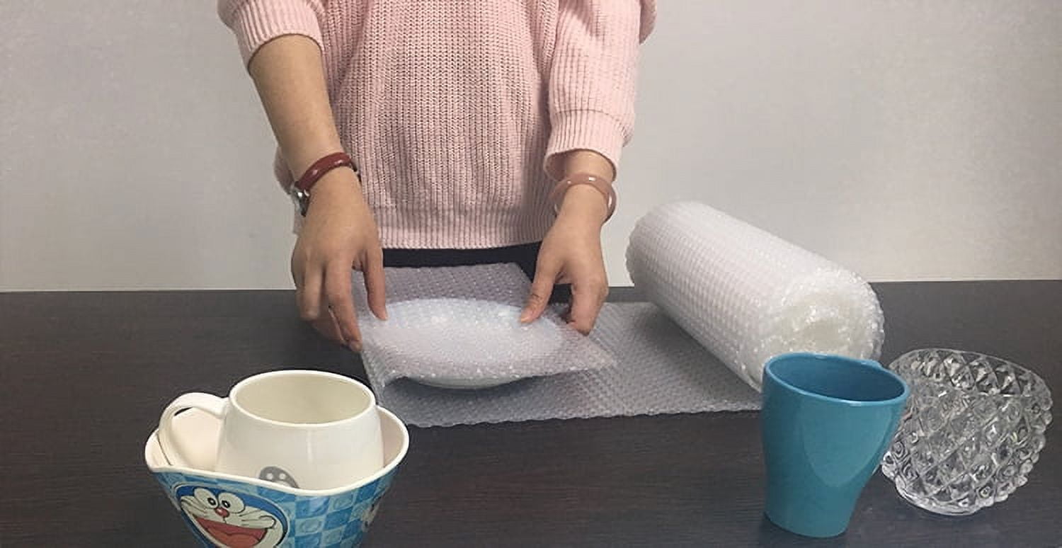 Mighty Gadget 175 Feet Bubble Cushioning Wrap for Packing, Shipping & Mailing Fragile Items, 2 Rolls of 87.5 Feet Each