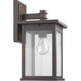 thumbnail image 3 of RADIANCE Goods Transitional 1 Light Rubbed Bronze Outdoor Wall Sconce 14" Height, 3 of 3