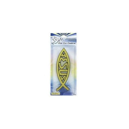 DDI 215293 5 1/4'' Jesus Car Emblem - Pack of 48