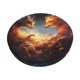 thumbnail image 1 of Balery Red And Gray Flame Fox Fundas de asiento para taburete de bar redondo de tela de terciopelo ajustables que protegen de arañazos y manchas para sillas de 14 a 17 pulgadas.-13 inch, 1 of 7