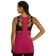 thumbnail image 3 of Everyday Yoga Motion Solid Racer Back Layering Tank, Scoop Neck, Sleeveless, Casual (Women’s), 3 of 4