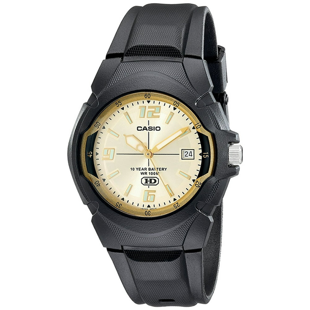 Casio Casio Men's 10Year Battery Life 100m Black Resin Watch MW600F