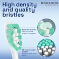 thumbnail image 6 of Brushmo Variety Replacement Toothbrush Heads Compatible with Philips Sonicare Click-on Handles, BM928+2, 10-Pack, White, 6 of 8